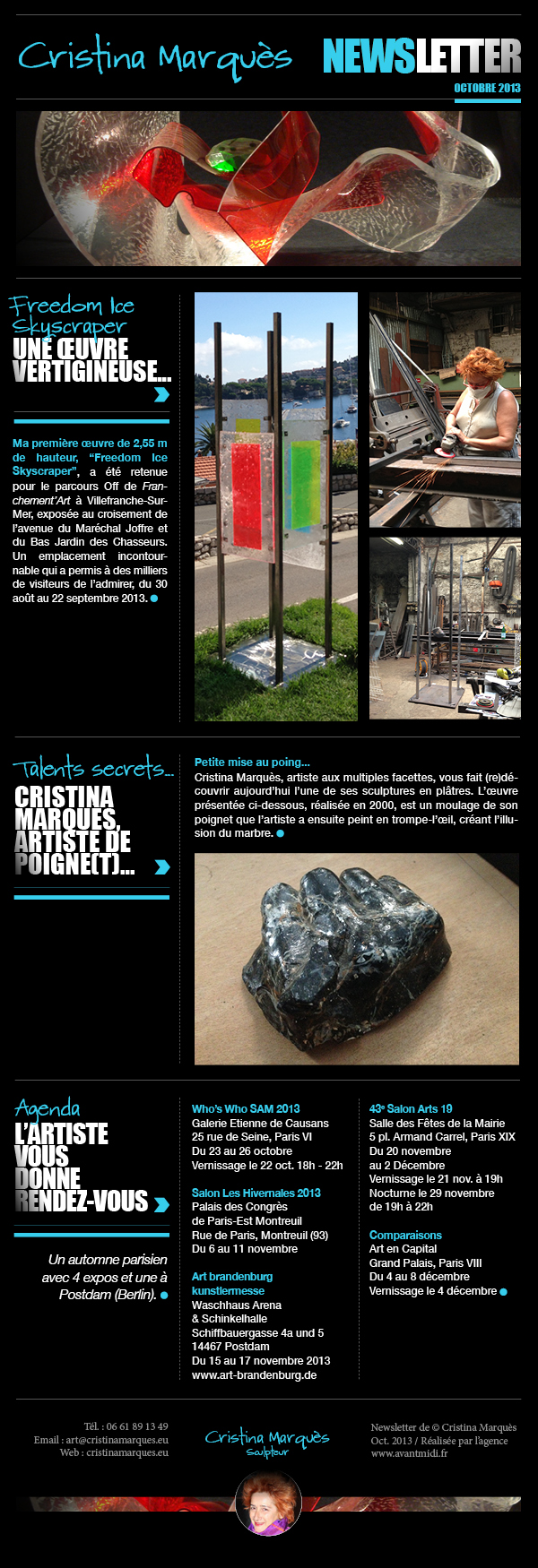 Newsletter 10 2013 Cristina Marquès
